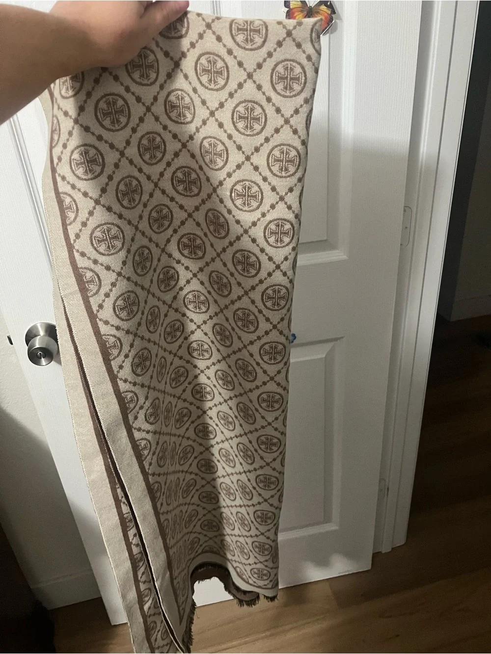 Neutral Beige Scarf Super Soft